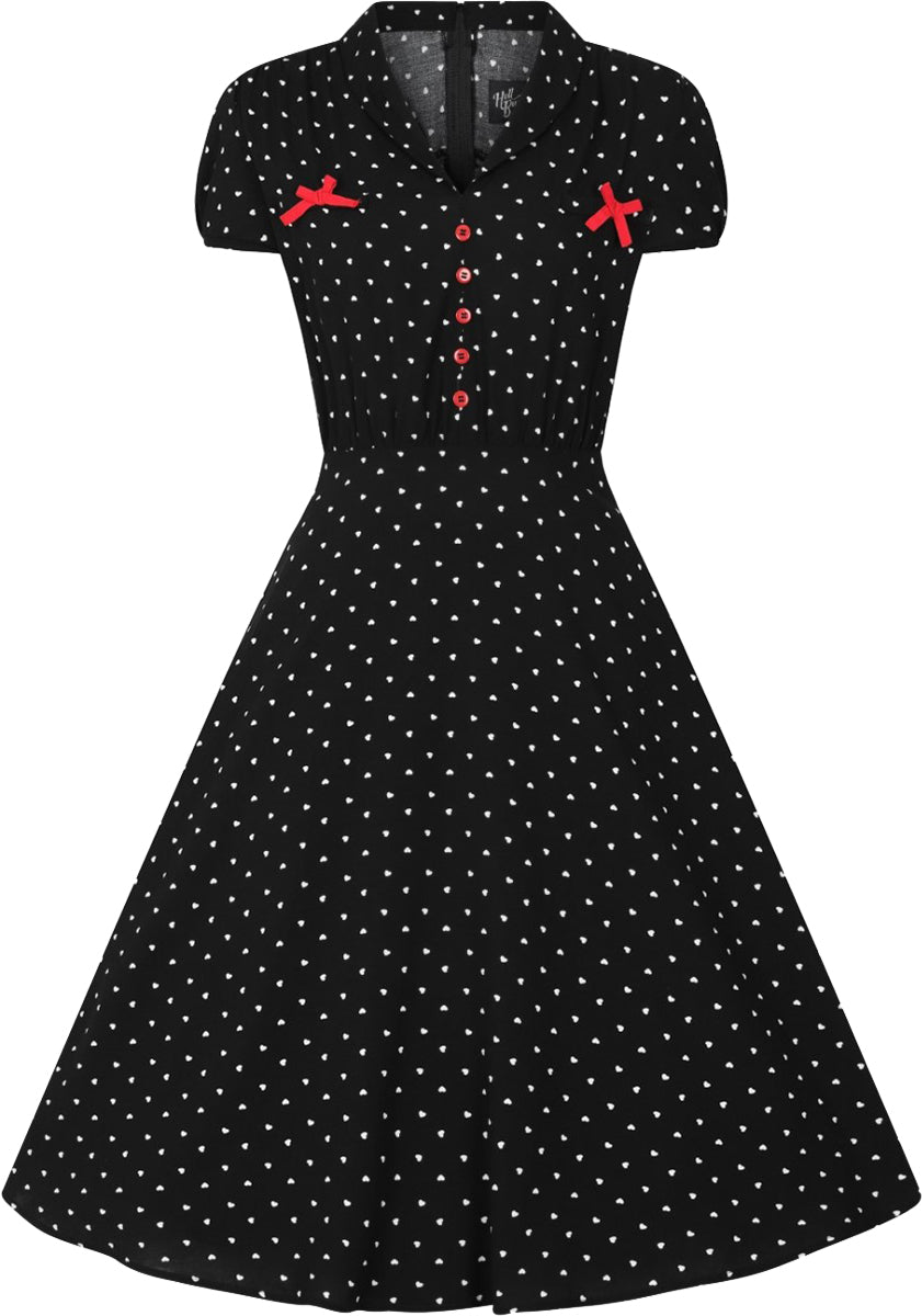 Hell_Bunny_ALLIE_Vintage_HEARTS_Herzen_BOW_Kurzarm_SWING_Dress_KLEID-3