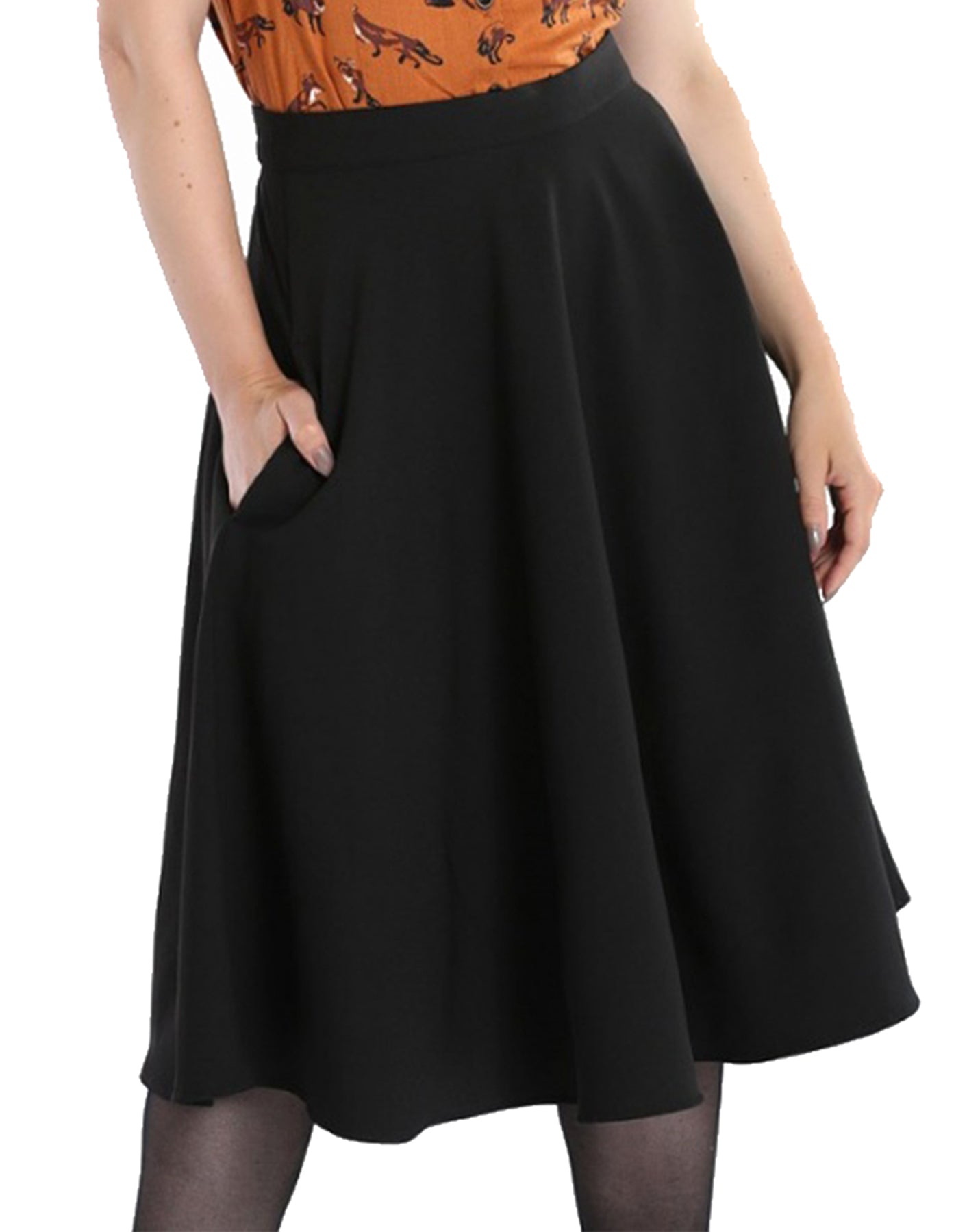 Hell_Bunny_AMELIE_Vintage_Retro_SWING_SKIRT_Flared_Rock_Schwarz_1