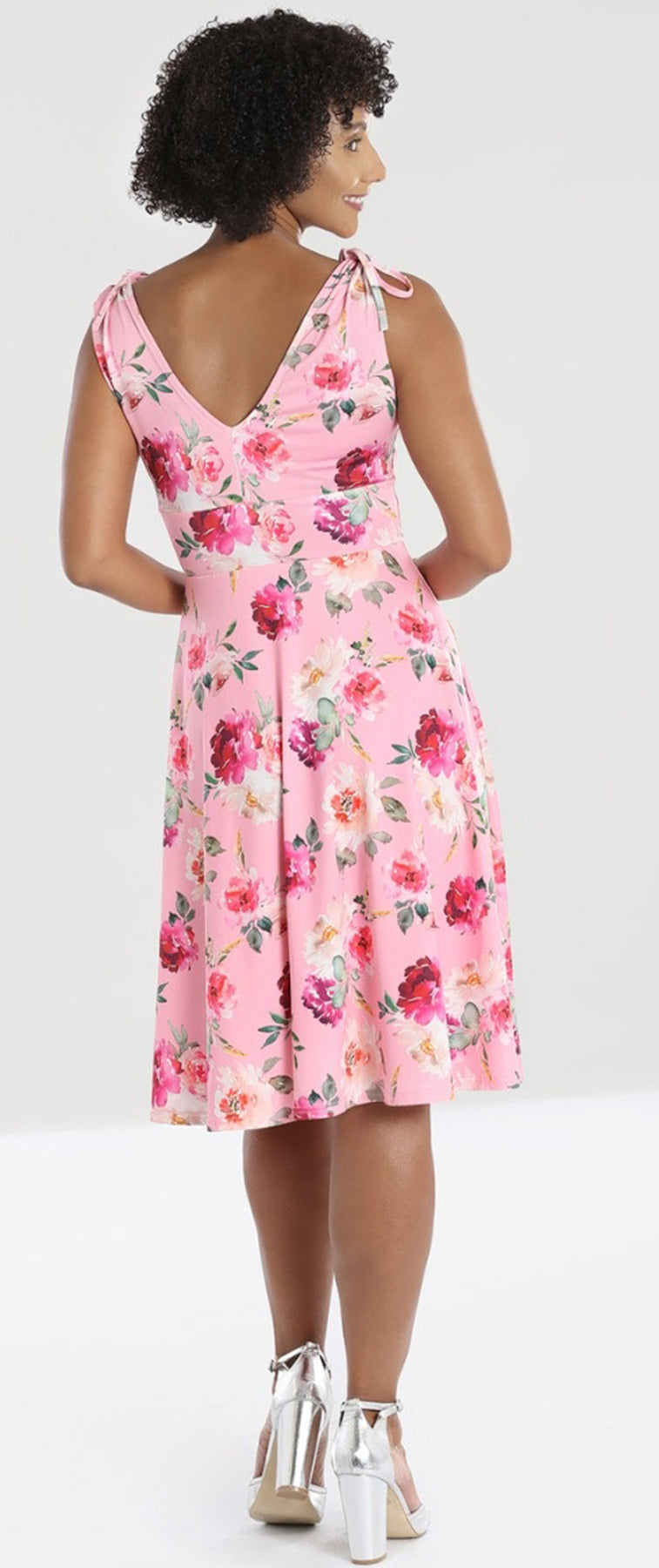 Hell_Bunny_ANA_ROSE_Vintage_BLUMEN_Flower_Rosen_V-Neck_SWING_DRESS_-_Pink_killr_kirsche_4