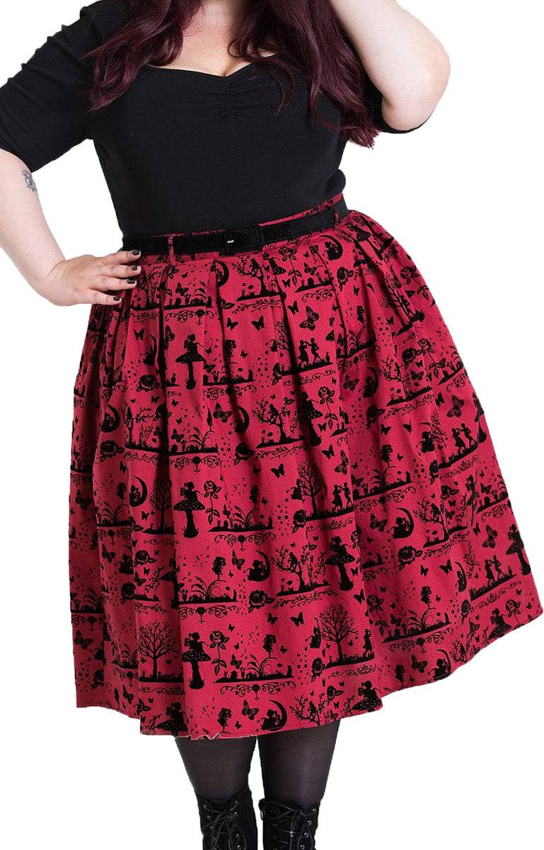 Hell_Bunny_ANDERSON_Fairytale_Woods_SWING_Skirt_TELLERROCK_Rot_Plus_Size-1