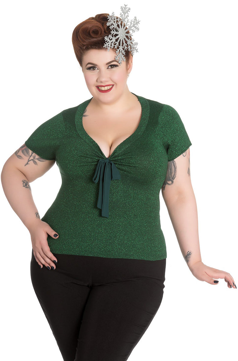 Hell_Bunny_ANGETTE_50s_Glitter_TIE_Glam_Strick_Top_SHIRT_Gruen_Plus_Size-10yKPNaBy76boE