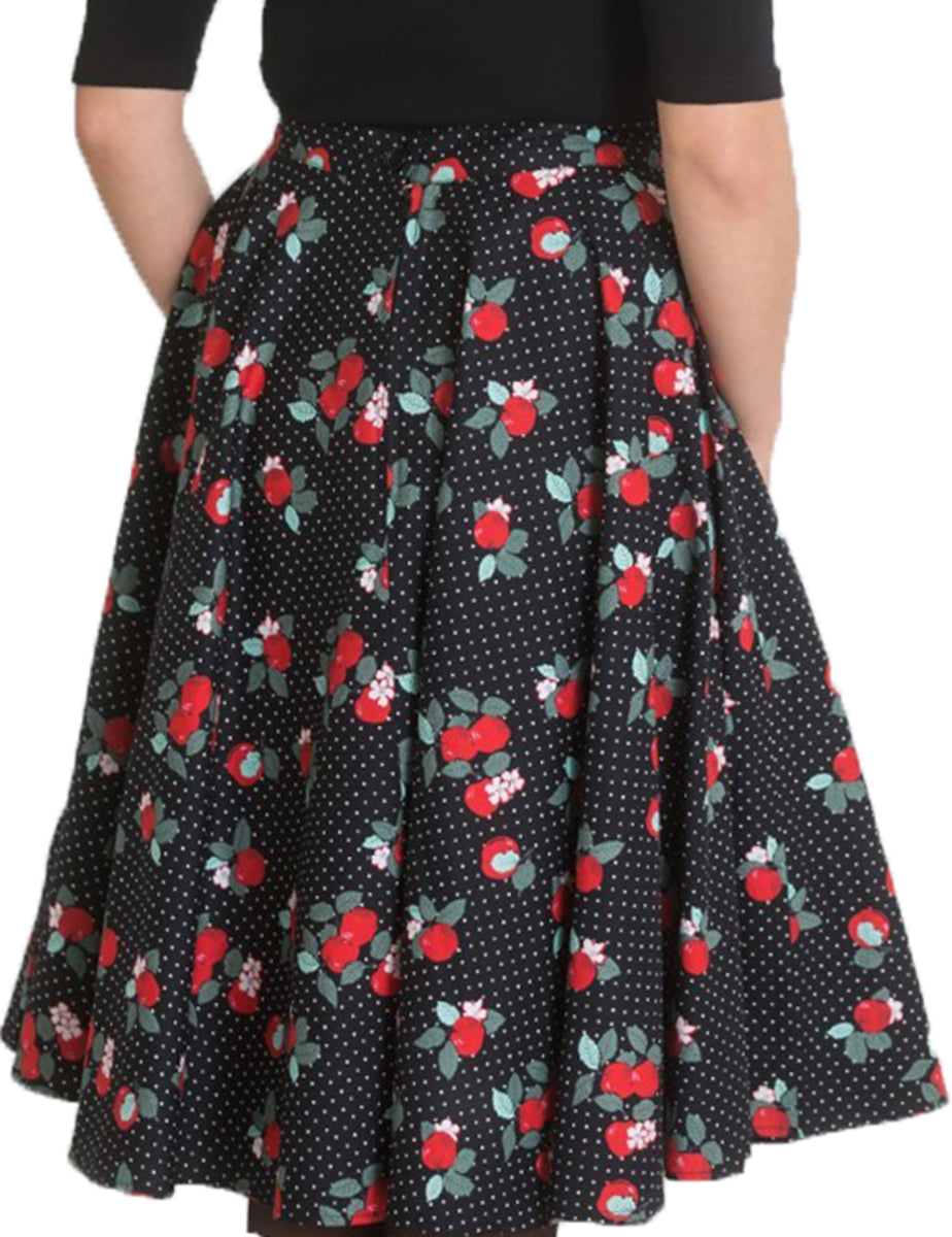 Hell_Bunny_APPLE_BLOSSOM_Polka_Dot_PUNKTE_aepfel_Swing_Skirt_TELLERROCK-3