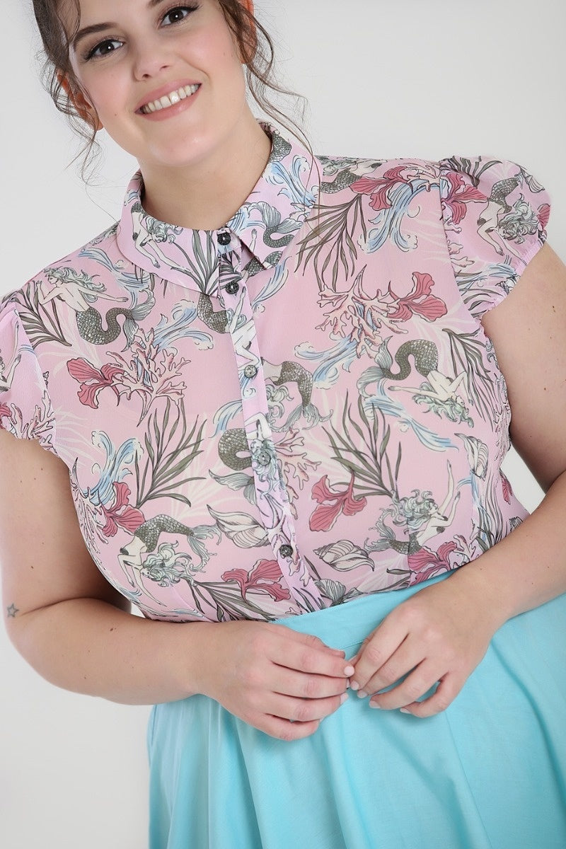Hell_Bunny_ATTINA_Underwater_MERMAID_Puffaermel_Chiffon_50s_BLUSE_Plus_Size_killer_kirsche_2