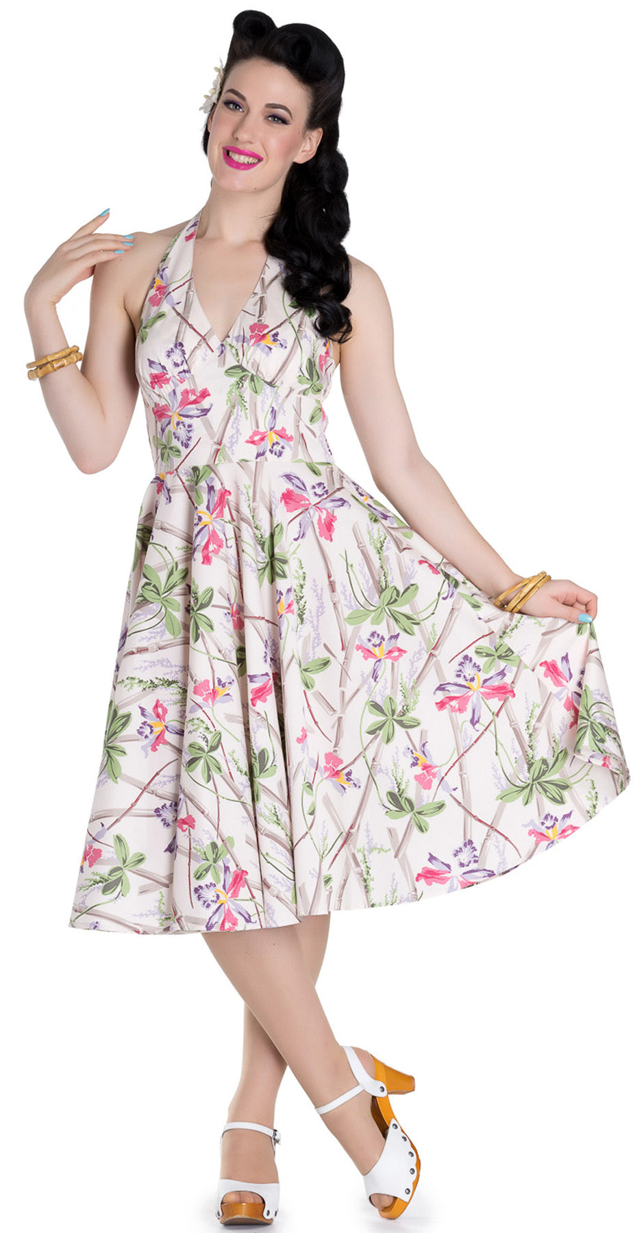 Hell_Bunny_BAMBOO_Sticks_ORCHIDS_Tiki_Vintage_Full_Circle_DRESS_Kleid_killer_kirsche