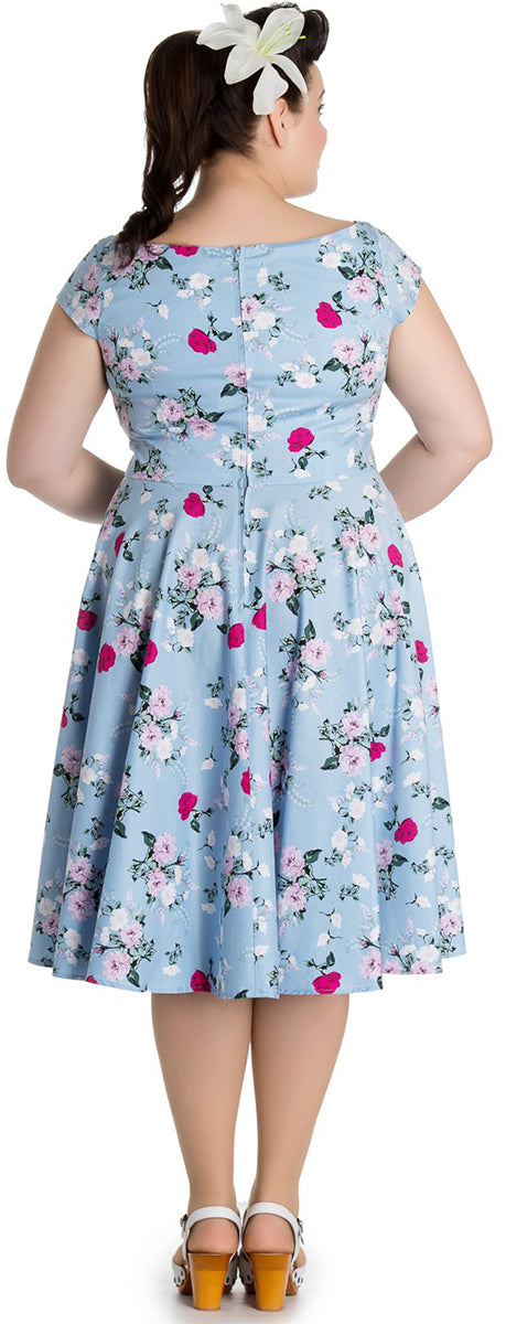 Hell_Bunny_BELINDA_Roses_Vintage_Floral_SWING_Dress_Kleid_PLUS_SIZE_Blau-2