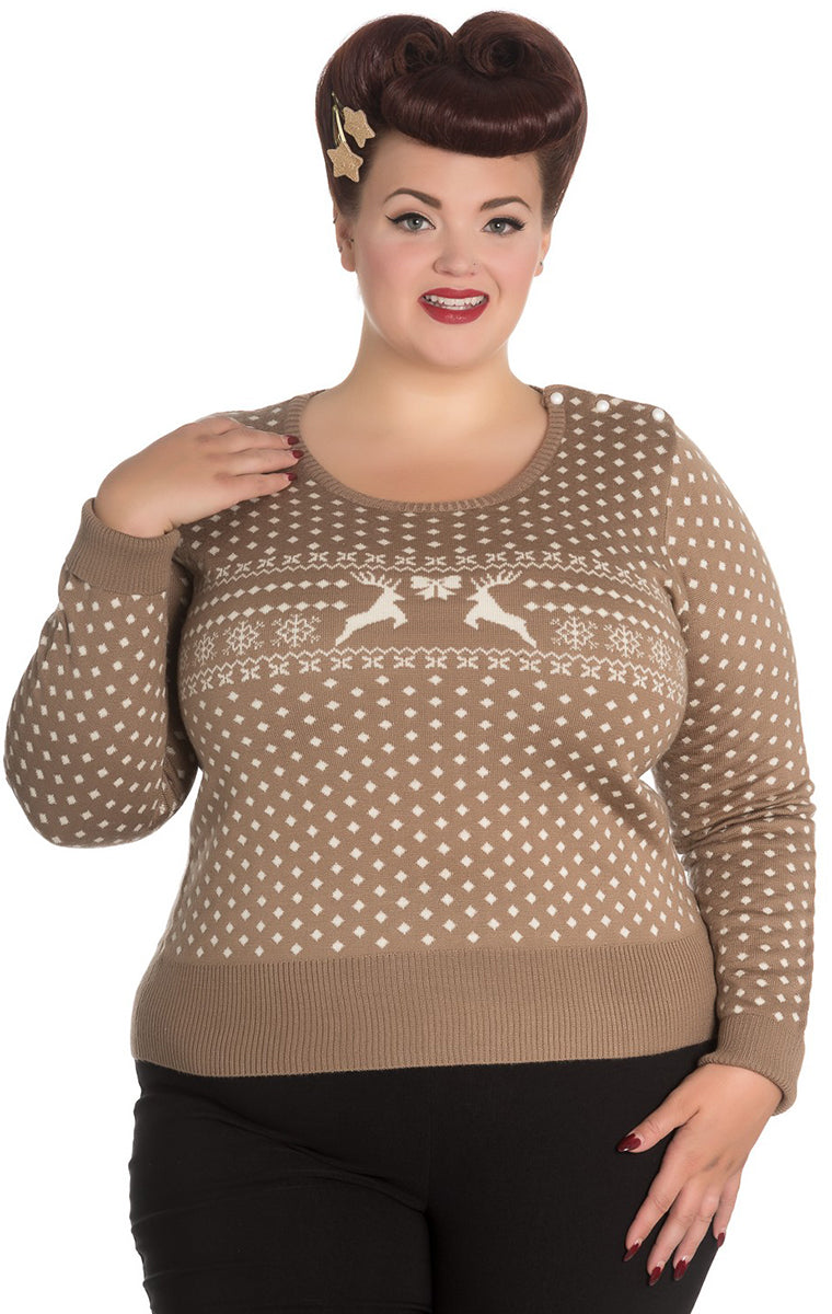 Hell_Bunny_BELLE_Jumper_FAIR_ISLE_Pullover_PLUS_SIZE_Taupe-1