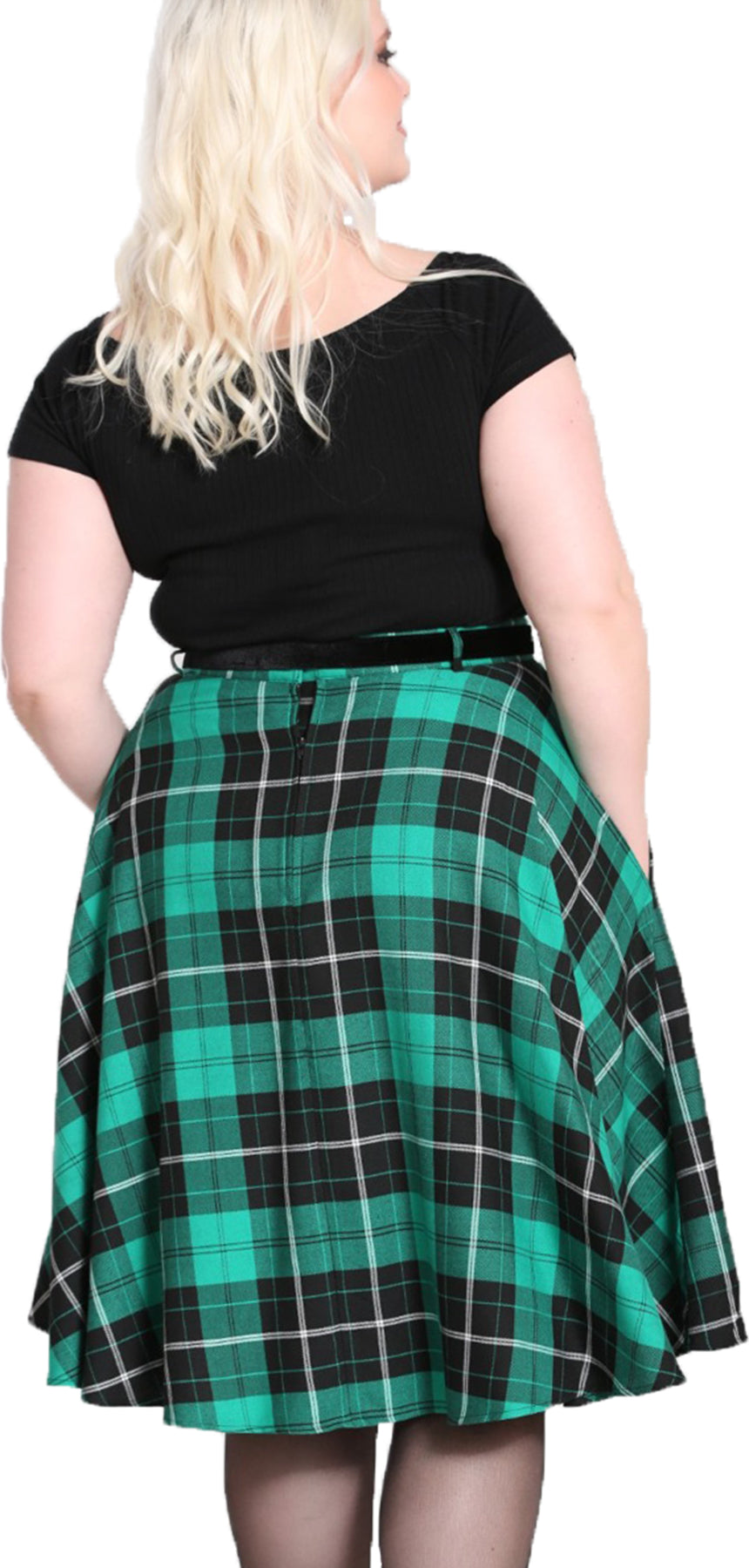 Hell_Bunny_BERYL_CHECK_50s_TARTAN_Karo_Velvet_Swing_Skirt_TELLERROCK_Plus_Size_Killer_Kirsche-3