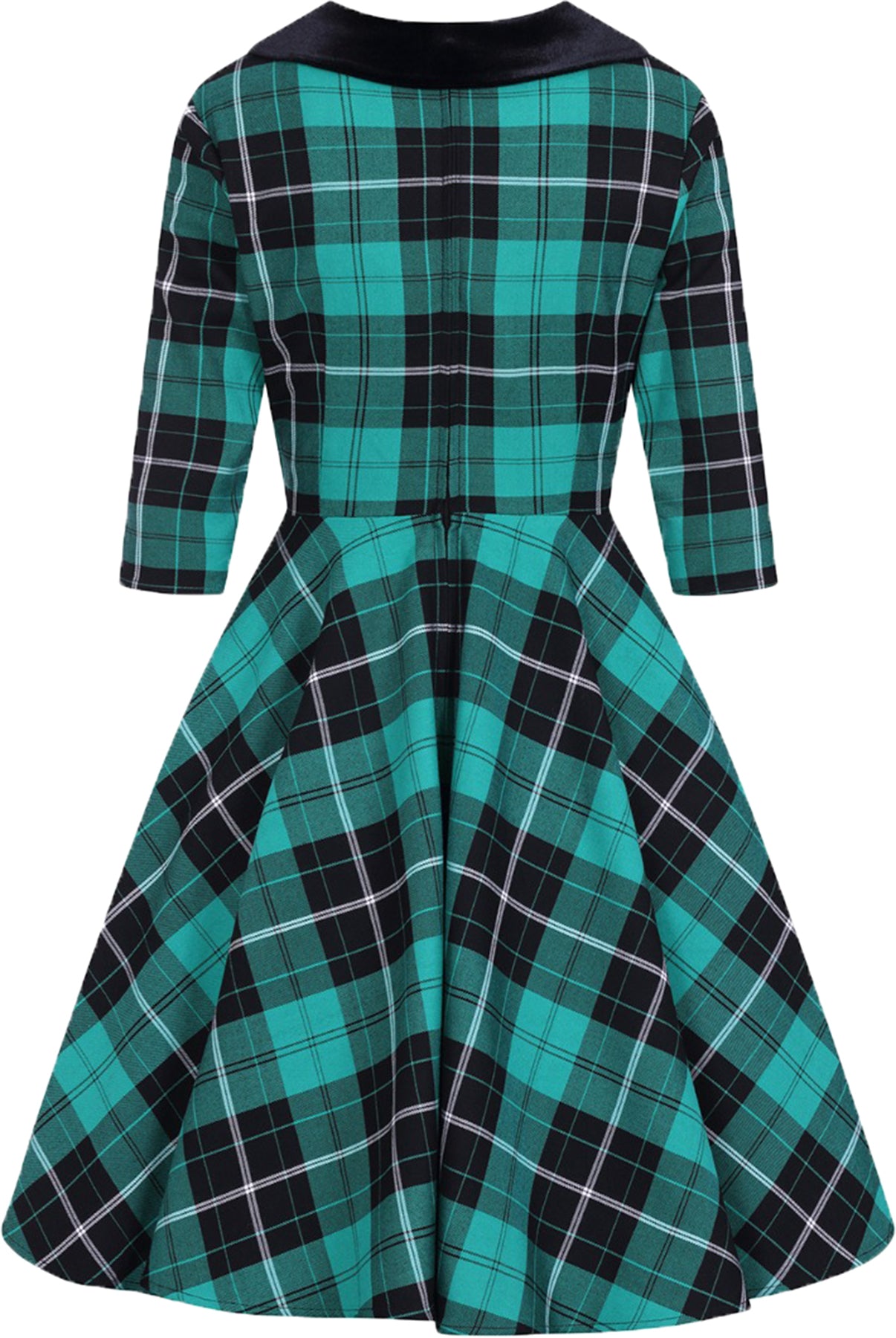 Hell_Bunny_BERYL_CHECK_Vintage_TARTAN_Karo_Velvet_Collar_SWING_DRESS_Hemdkleid_Killer_Kirsche-5G5nRLjUDa1kuw