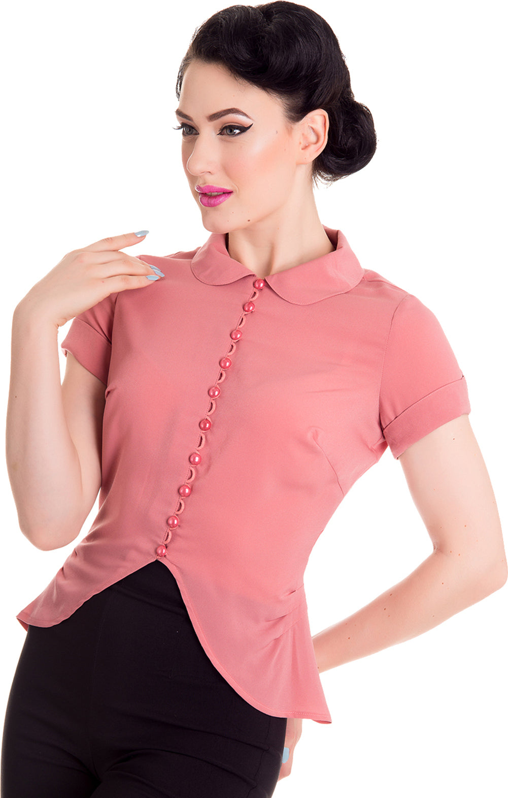Hell_Bunny_BETSY_Retro_50s_Chiffon_Pin_Up_Vintage_BLUSE_Altrosa