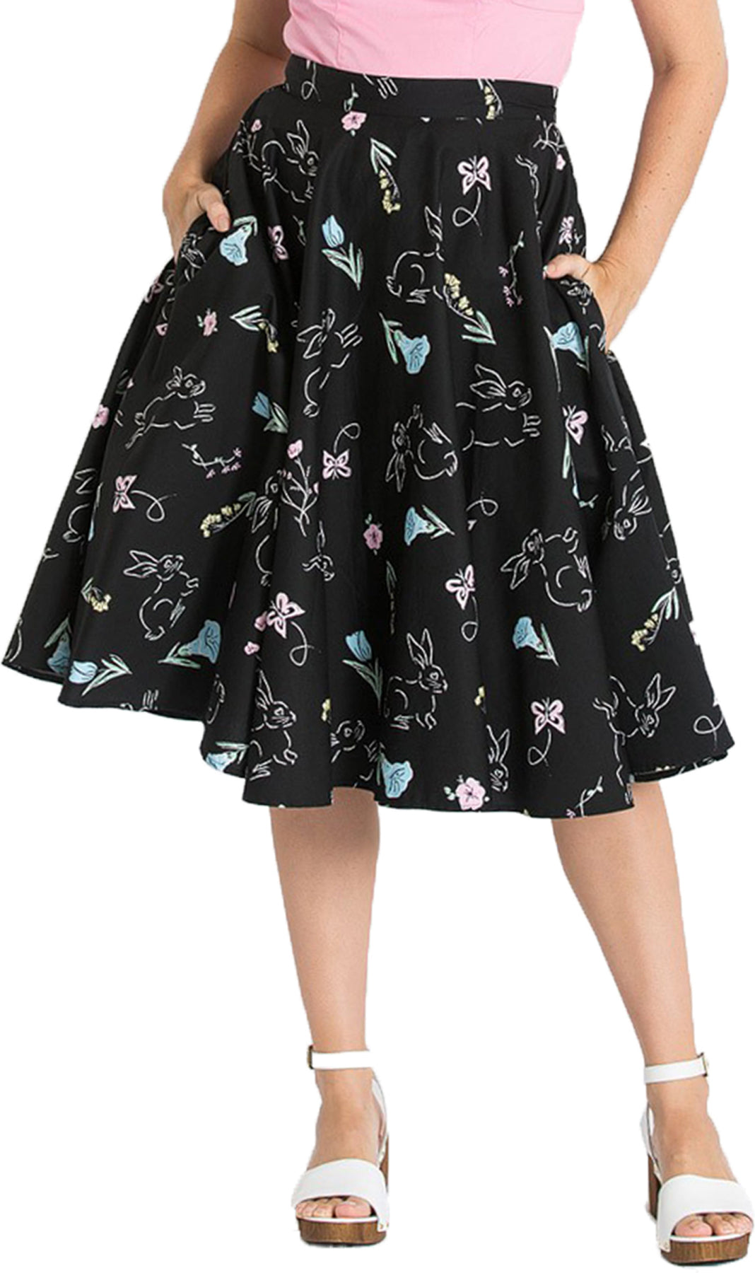 Hell_Bunny_BINKY_Bunny_Hasen_BLUMEN_Floral_Swing_Skirt_TELLERROCK_killer_kirsche
