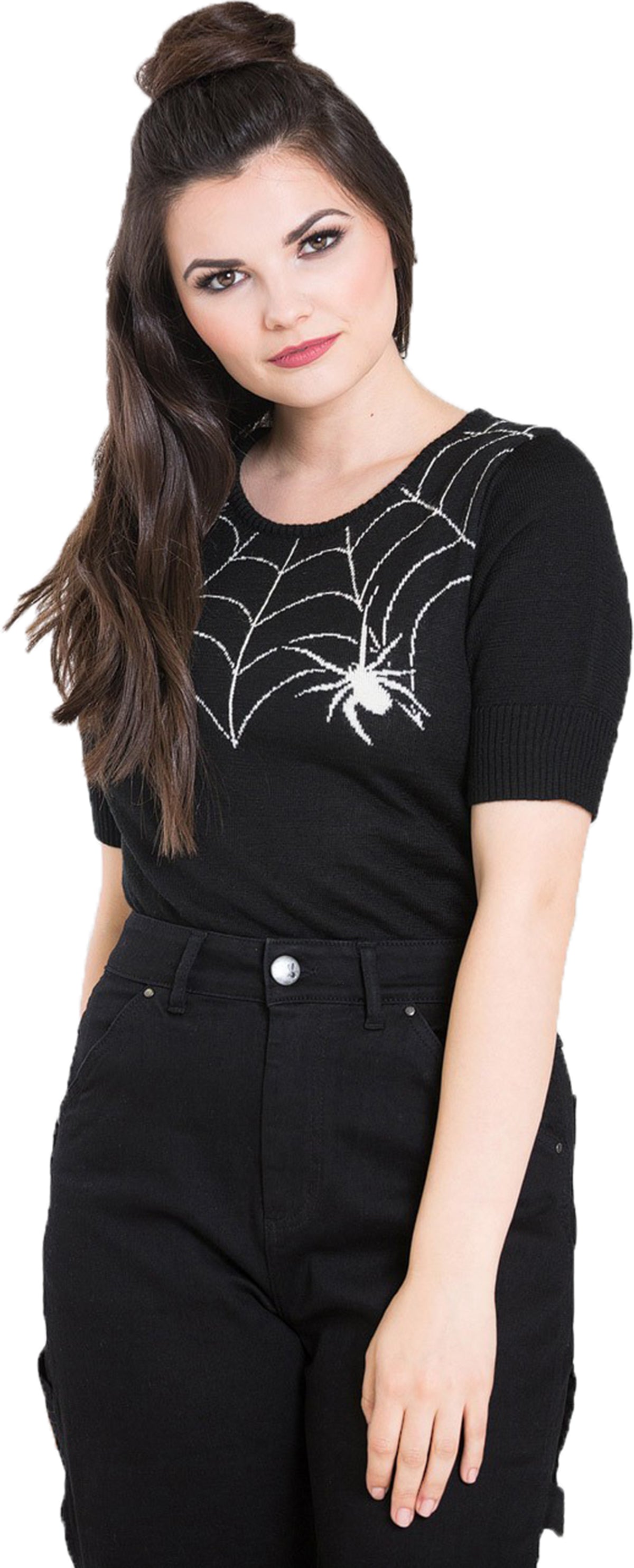 Hell_Bunny_BLACK_WIDOW_Spiderweb_SPINNE_Rundhals_PULLOVER_Jumper-2
