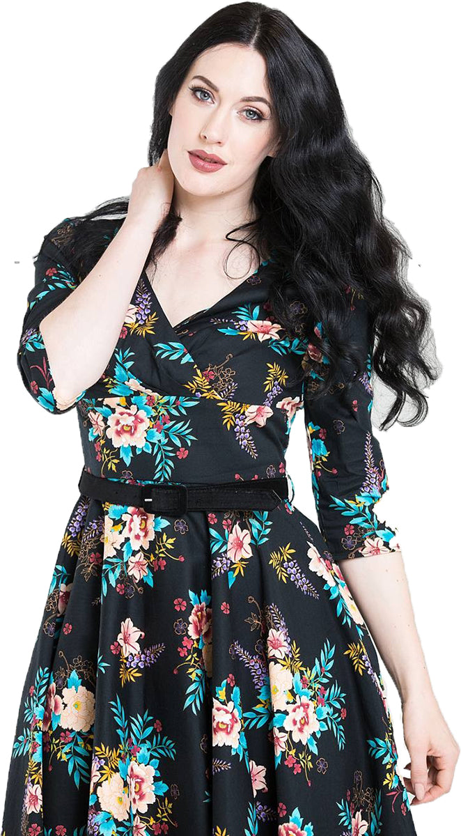 Hell_Bunny_BLUE_BELL_Vintage_FLORAL_Blumen_Flower_Swing_Dress_KLEID-2