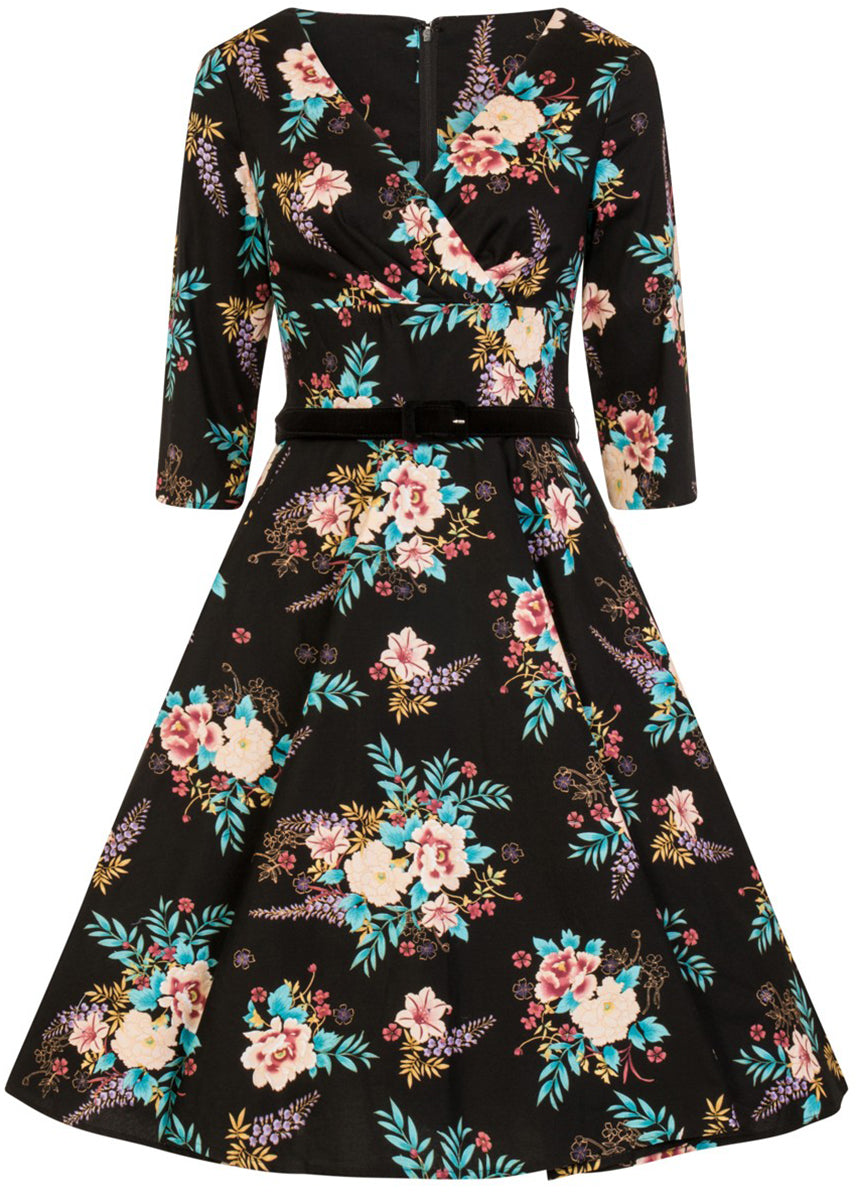 Hell_Bunny_BLUE_BELL_Vintage_FLORAL_Blumen_Flower_Swing_Dress_KLEID-4