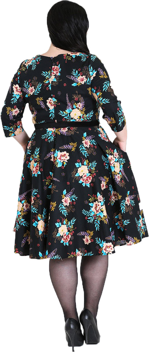 Hell_Bunny_BLUE_BELL_Vintage_FLORAL_Blumen_Swing_Dress_KLEID_Plus_Size-2