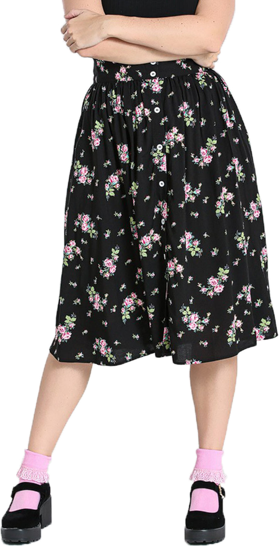 Hell_Bunny_BOBBY_SUE_Vintage_ROSEN_Floral_Buttoned_50s_SWING_SKIRT_Rock-1