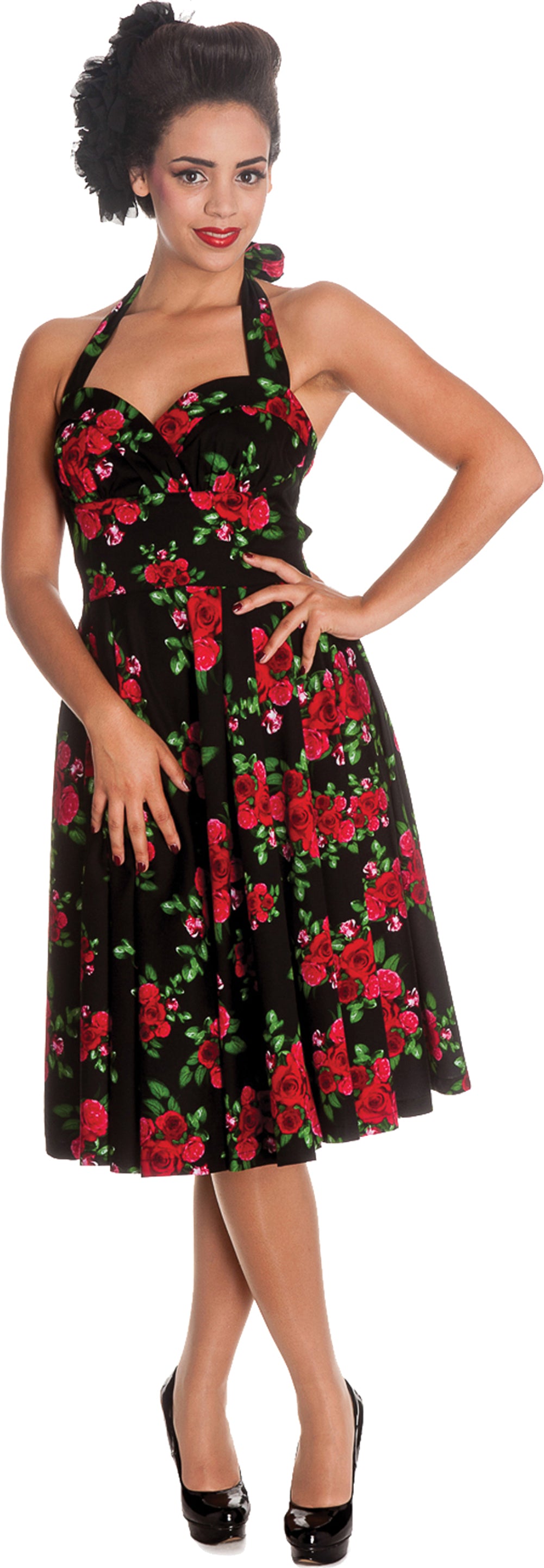 Hell_Bunny_CANNES_Red_Roses_Vintage_50s_Classic_SWING_Dress_KLEID_schwarzPzbNAY9VjJgFU