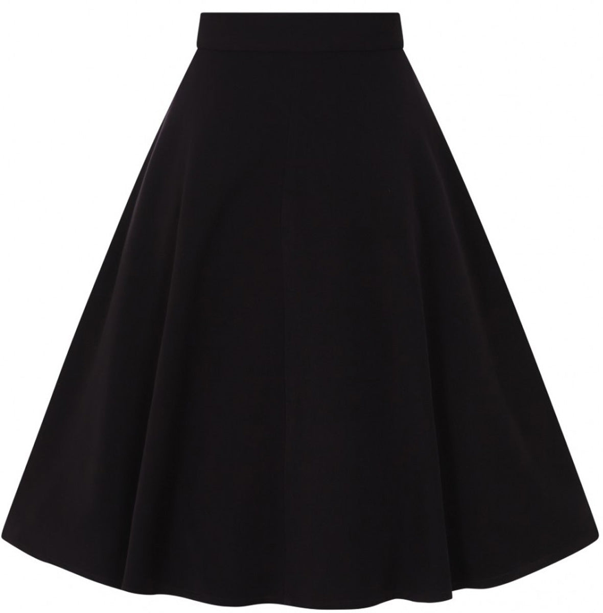 Hell_Bunny_CARLIE_Vintage_PLAIN_High_Waist_50s_SWING_SKIRT_Rock_Schwarz_killer_kirsche_5