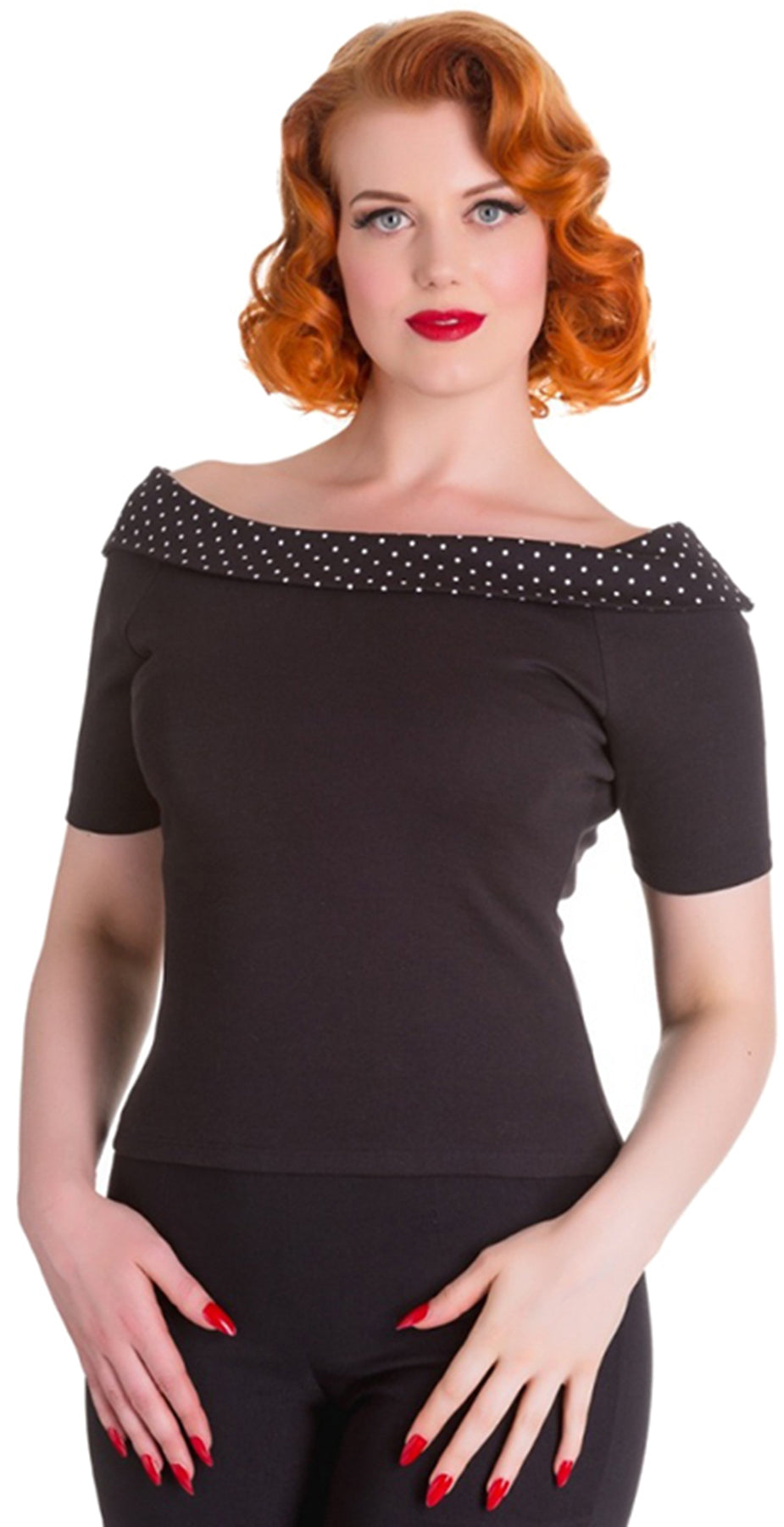 Hell_Bunny_CHLOE_Polka_Dots_Punkte_Collar_Vintage_Carmen_SHIRT__-_Schwarz_Plus_Size_killer_kirsched6lY0zdLwH3Ij