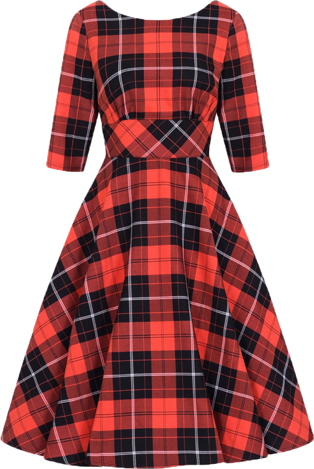 Hell_Bunny_CLEMENTINE_CHECK_50s_Karo_TARTAN_Dreiviertelarm_SWING_DRESS_Kleid_Killer_Kirsche-4PeR9ybSDzGwYm