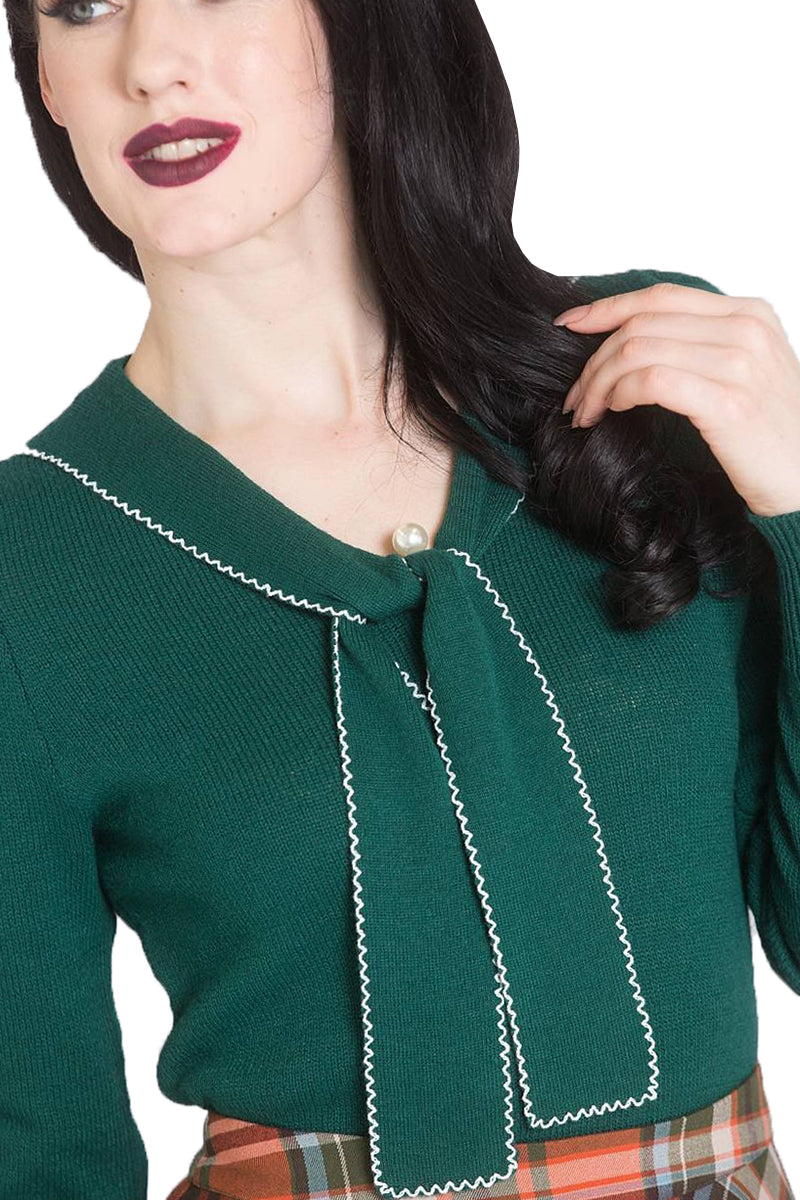 Hell_Bunny_CONNIE_Vintage_V-NECK_Knitted_Retro_Pearl_PULLOVER_Jumper_Gruen-2ACN7YmlRTGNFX