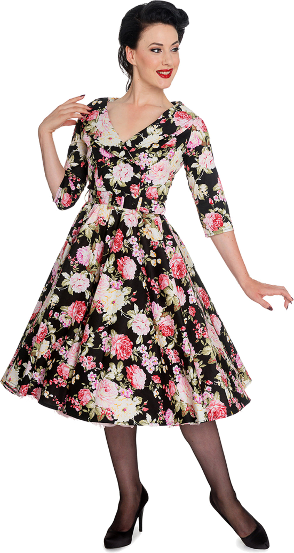 Hell_Bunny_DAHLIA_Vintage_50s_COLLAR_dreiviertel_Arm_SWING_Floral_KLEIDGVe562vaMDmvZ