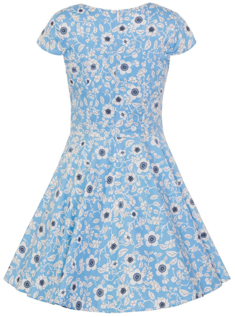 Hell_Bunny_DAPHNE_Cherry_Blossom_FLORAL_Kurzarm_MINI_Swing_Dress_KLEID-5t0JzGDaftv82n