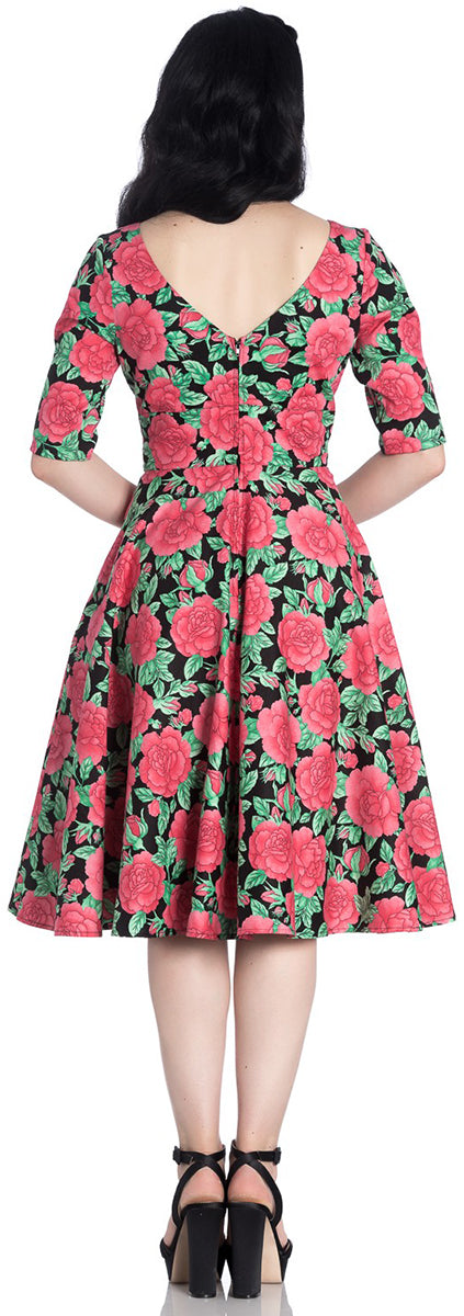 Hell_Bunny_DARCY_Vintage_ROSES_Floral_3_4_Arm_SWING_Dress_KLEID-2R6ZHTfh6pSsKz