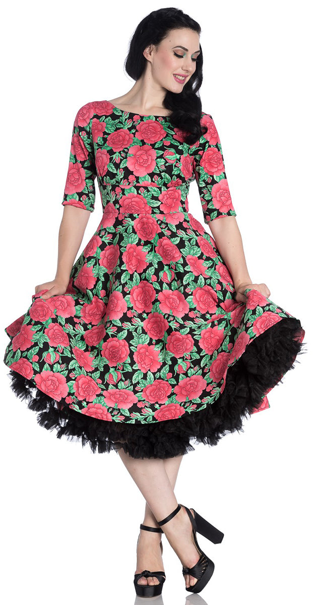 Hell_Bunny_DARCY_Vintage_ROSES_Floral_3_4_Arm_SWING_Dress_KLEID-3LcNKIaFQsnzP1
