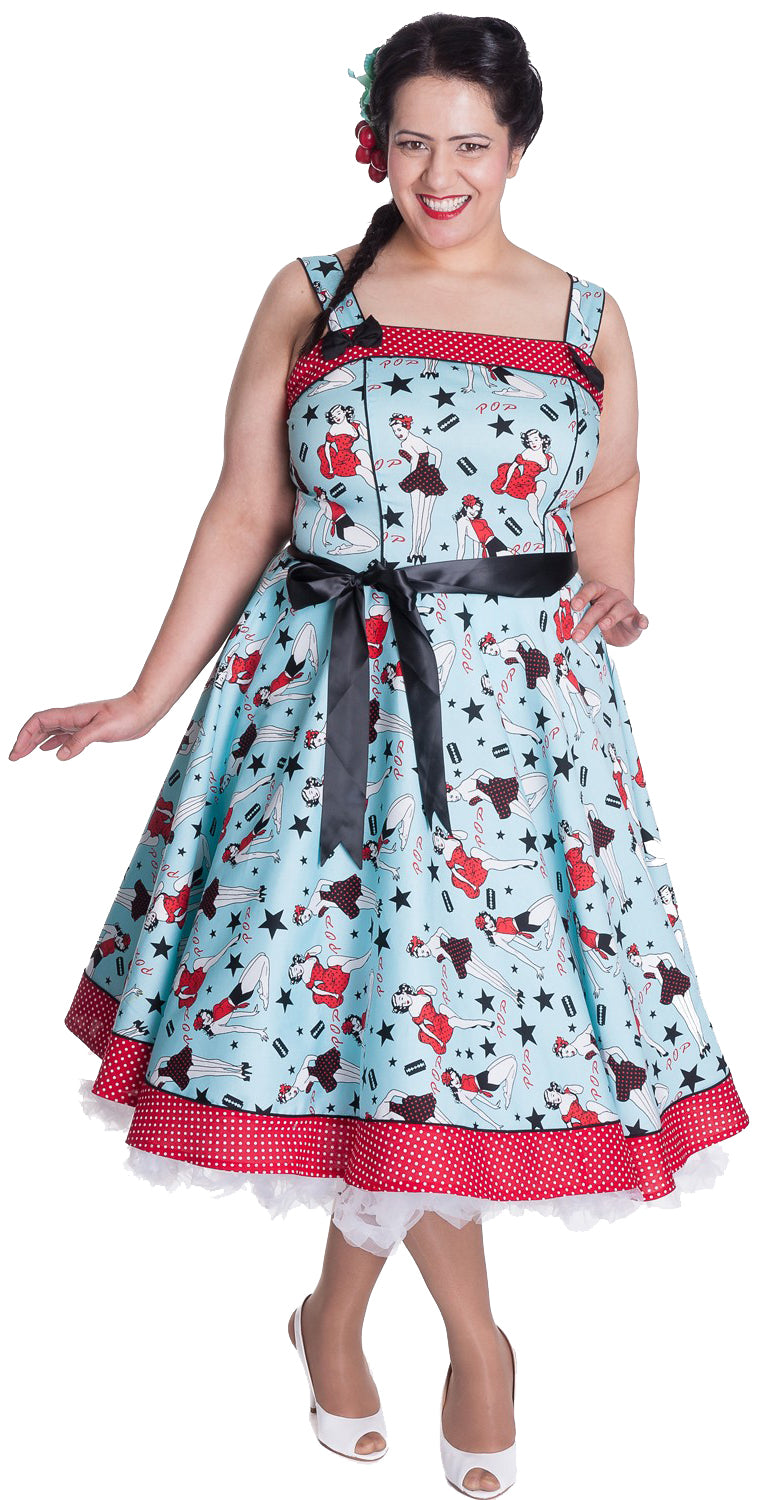 Hell_Bunny_DIXIE_Rock_On_PIN_UP_Polka_Dots_PUNKT_50er_Retro_Dress__03