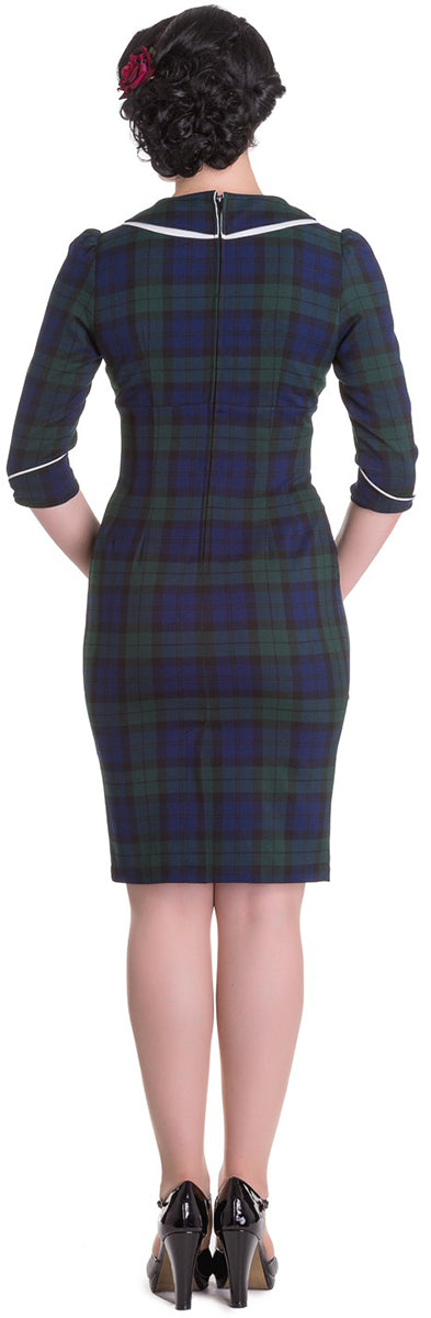 Hell_Bunny_DORALEE_Vintage_TARTAN_Karo_Peter_Pan_PENCIL_DRESS_Kleid-2