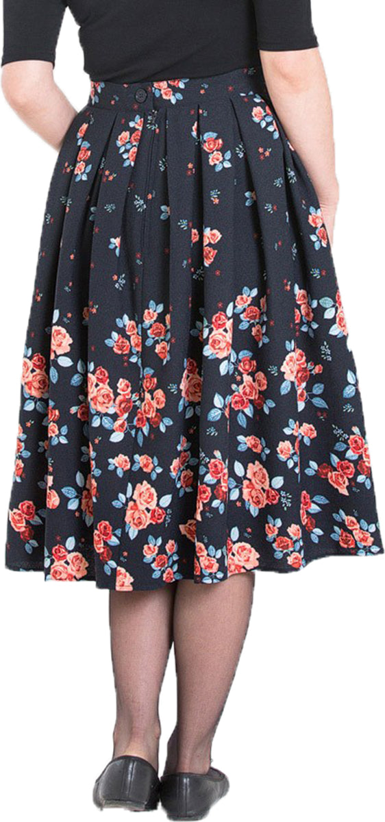 Hell_Bunny_ELLEN_50s_Vintage_ROSEN_Floral_Pleated_SWING_SKIRT_Rock-3