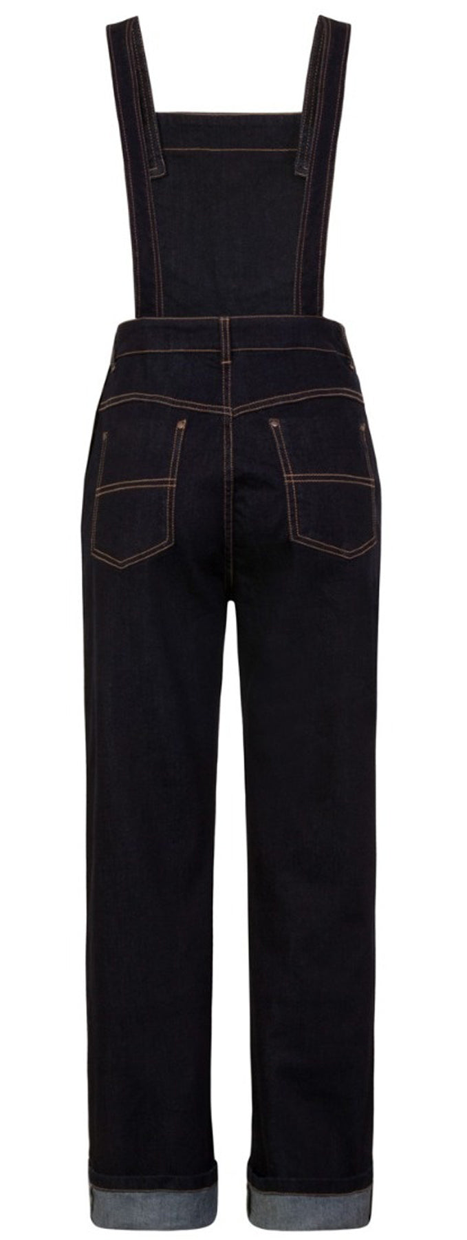 Hell_Bunny_ELLY_MAY_Denim_Vintage_50s_DUNGAREES_Jeans_LATZHOSE_blau_killer_kirsche_5