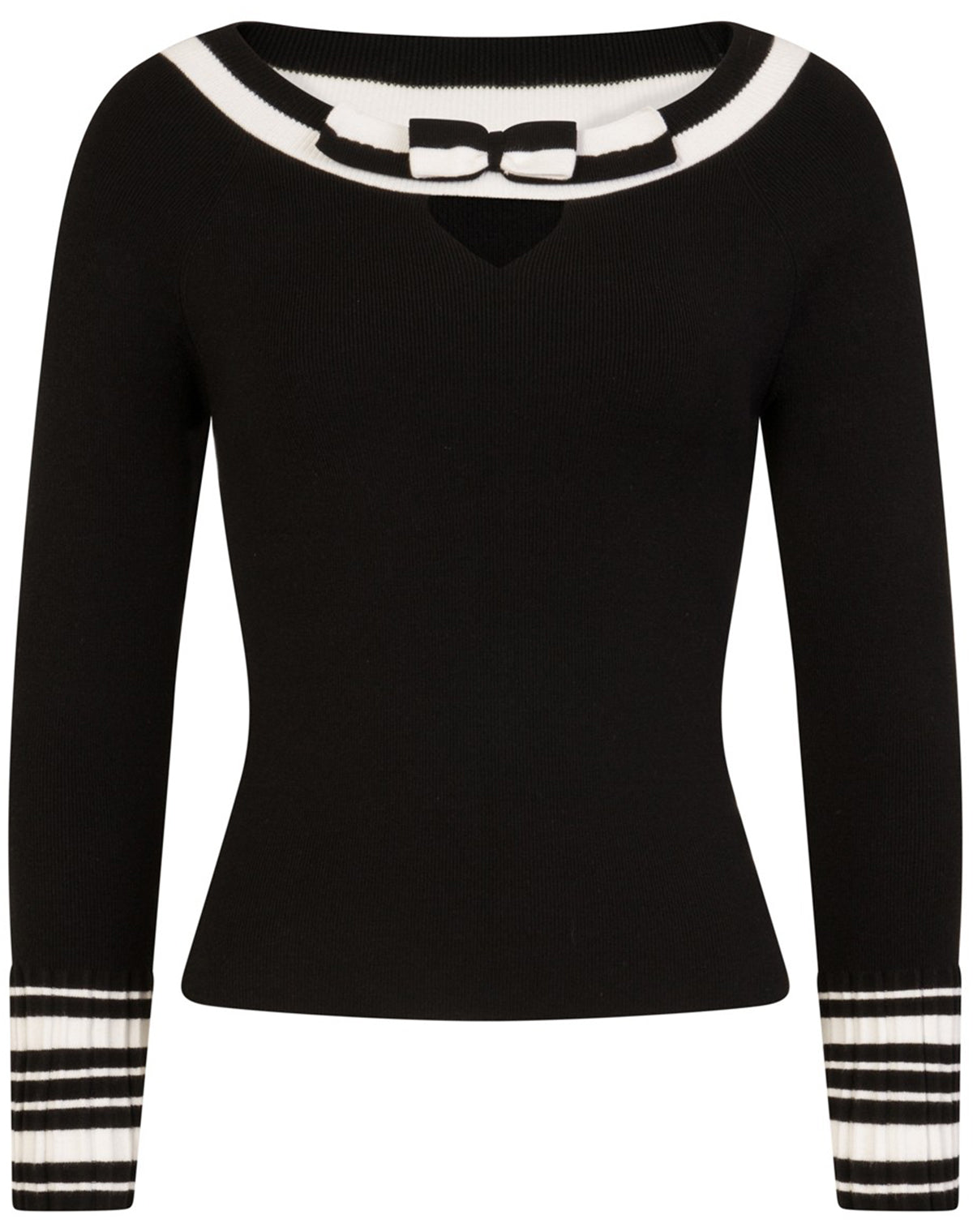 Hell_Bunny_ELODIE_Vintage_STRIPED_Bow_Knitted_PULLOVER_Jumper-3