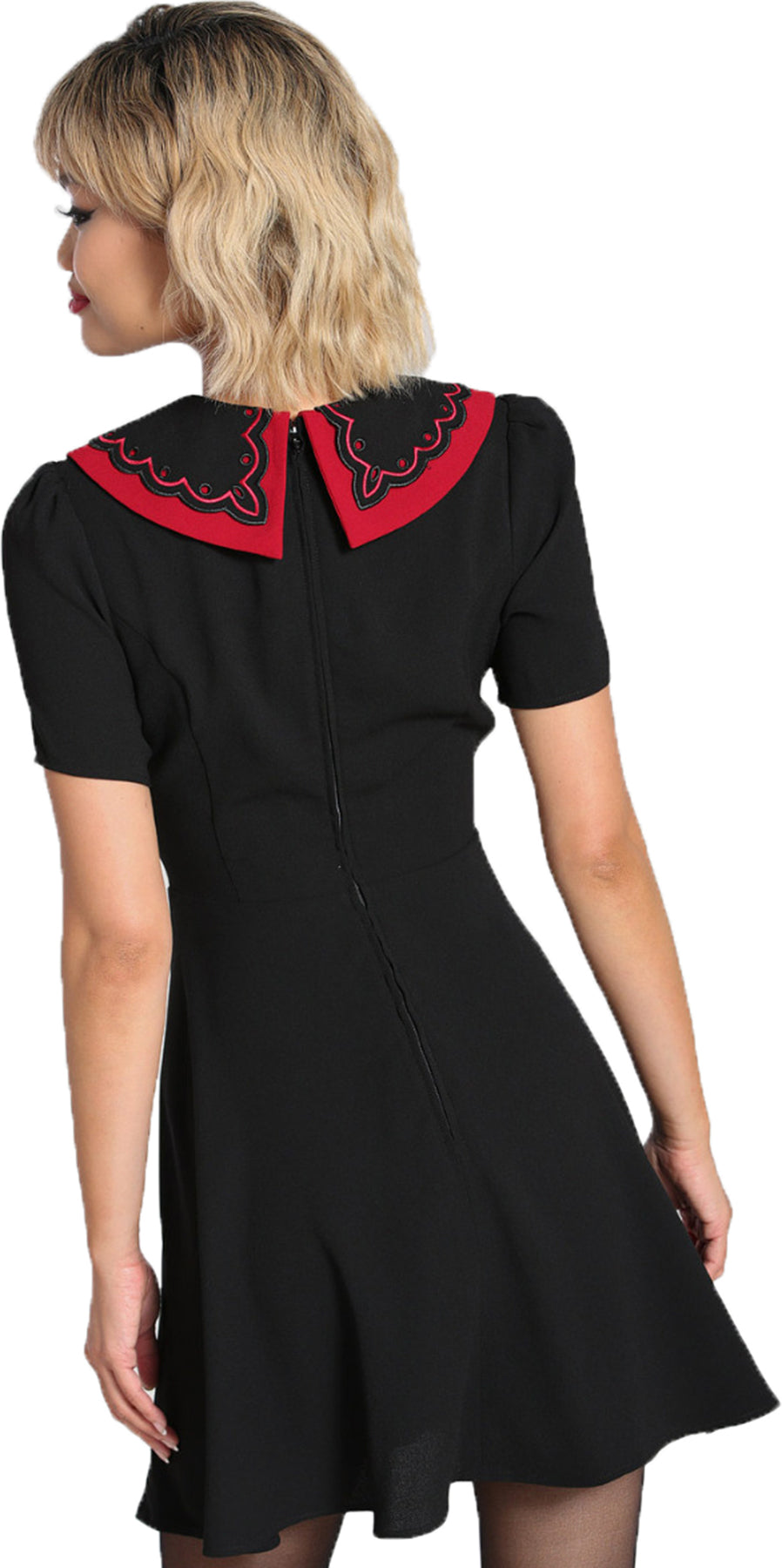 Hell_Bunny_EMMA_MINI_Vintage_TWO-TONE_Kragen_Kurzarm_SWING_DRESS_Kleid_Killer_Kirsche-3