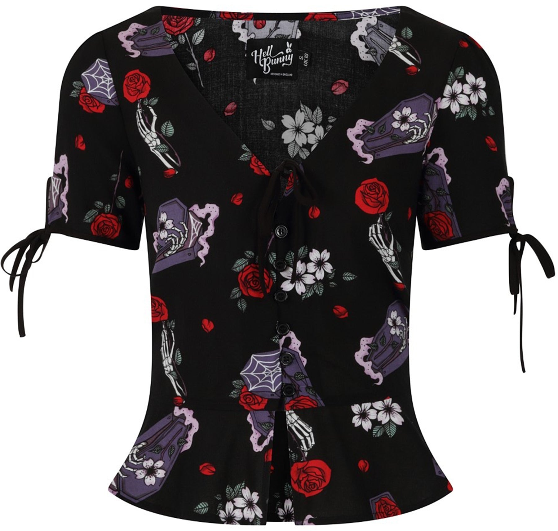 Hell_Bunny_EVEN_IN_DEATH_Rosen_Coffin_V-NECK_Kurzarm_PEPLUM_BLUSE_Plus_Size_killer_kirsche_4
