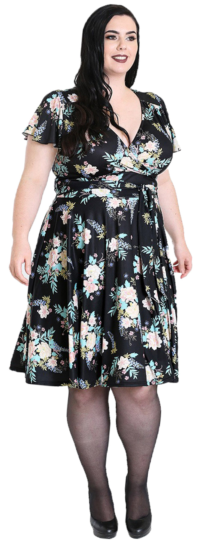 Hell_Bunny_FLORA_Vintage_BLUMEN_Flower_V-Neck_SWING_DRESS_Plus_Size_killer_kirscheRC5yEoLOn224n