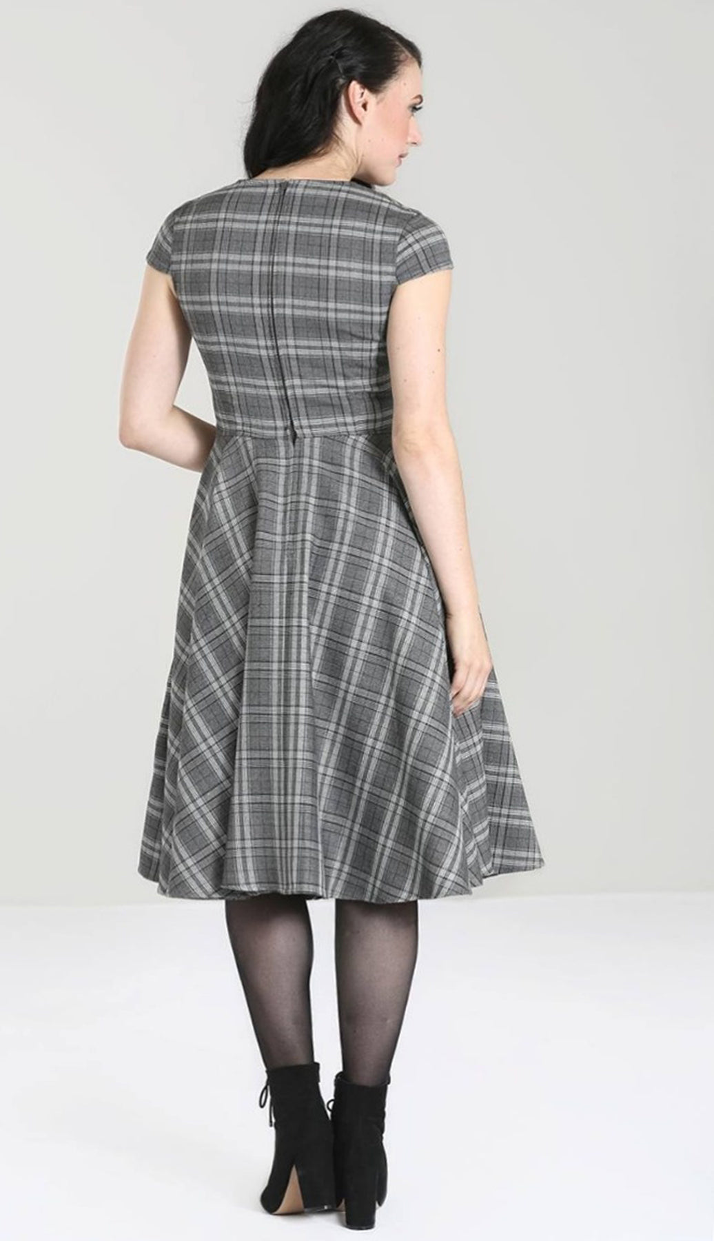 Hell_Bunny_FROSTINE_Vintage_TARTAN_Karo_KURZARM_Sweetheart_SWING_DRESS_Kleid_killer_kirsche_3