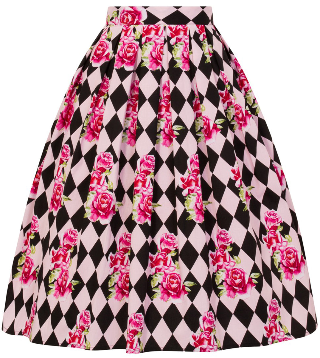 Hell_Bunny_HARLEQUIN_Rauten_ROSEN_Skirt_SWING_ROCK_Plus_Size_Rosa-3TLMSQAw1eSf6P
