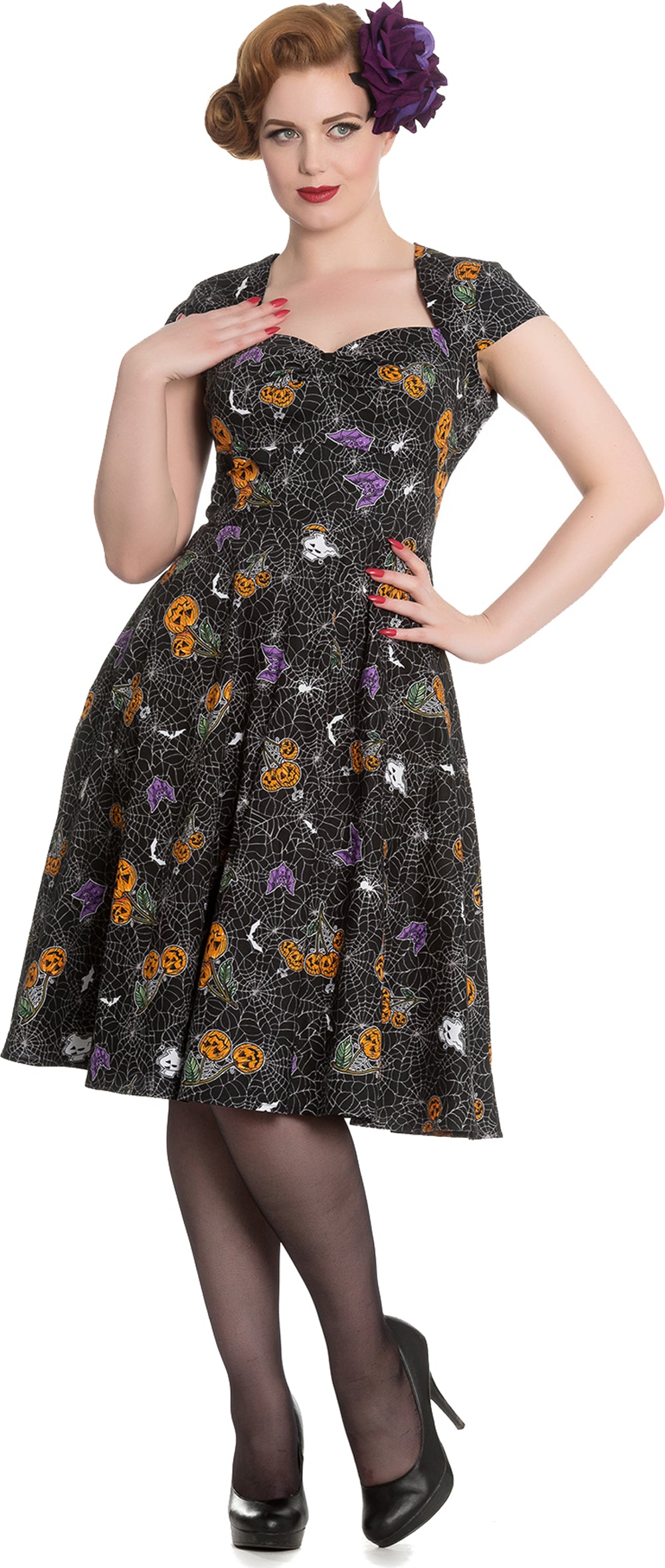 Hell_Bunny_HARLOW_Halloween_Spiderweb_Swing_Dress_Kleid