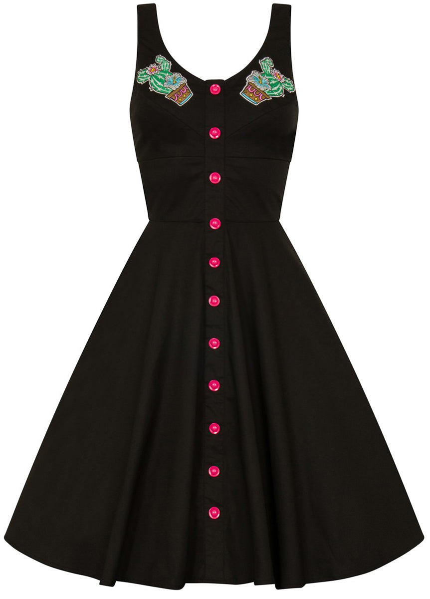 Hell_Bunny_HATIORA_Cactus_KAKTUS_Buttoned_SWING_Kleid_Plus_Size-3