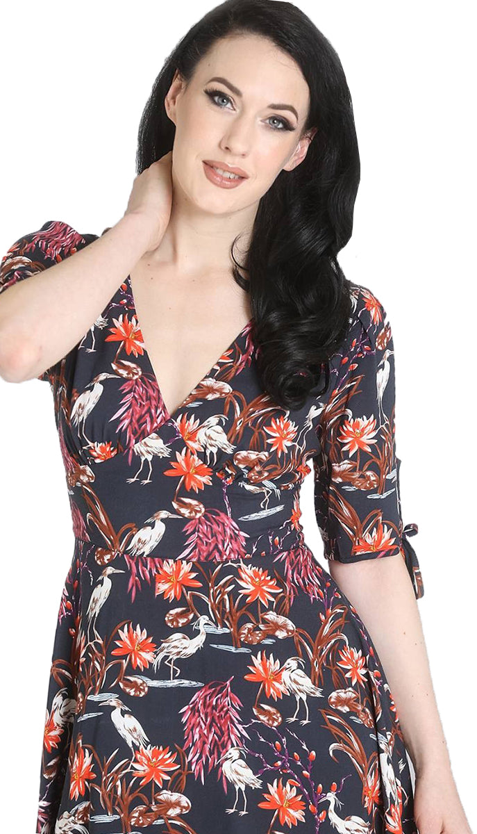 Hell_Bunny_HERON_Vintage_REIHER_Blumen_Halbarm_SWING_Dress_Kleid-2FvWcxTQBpMj7f