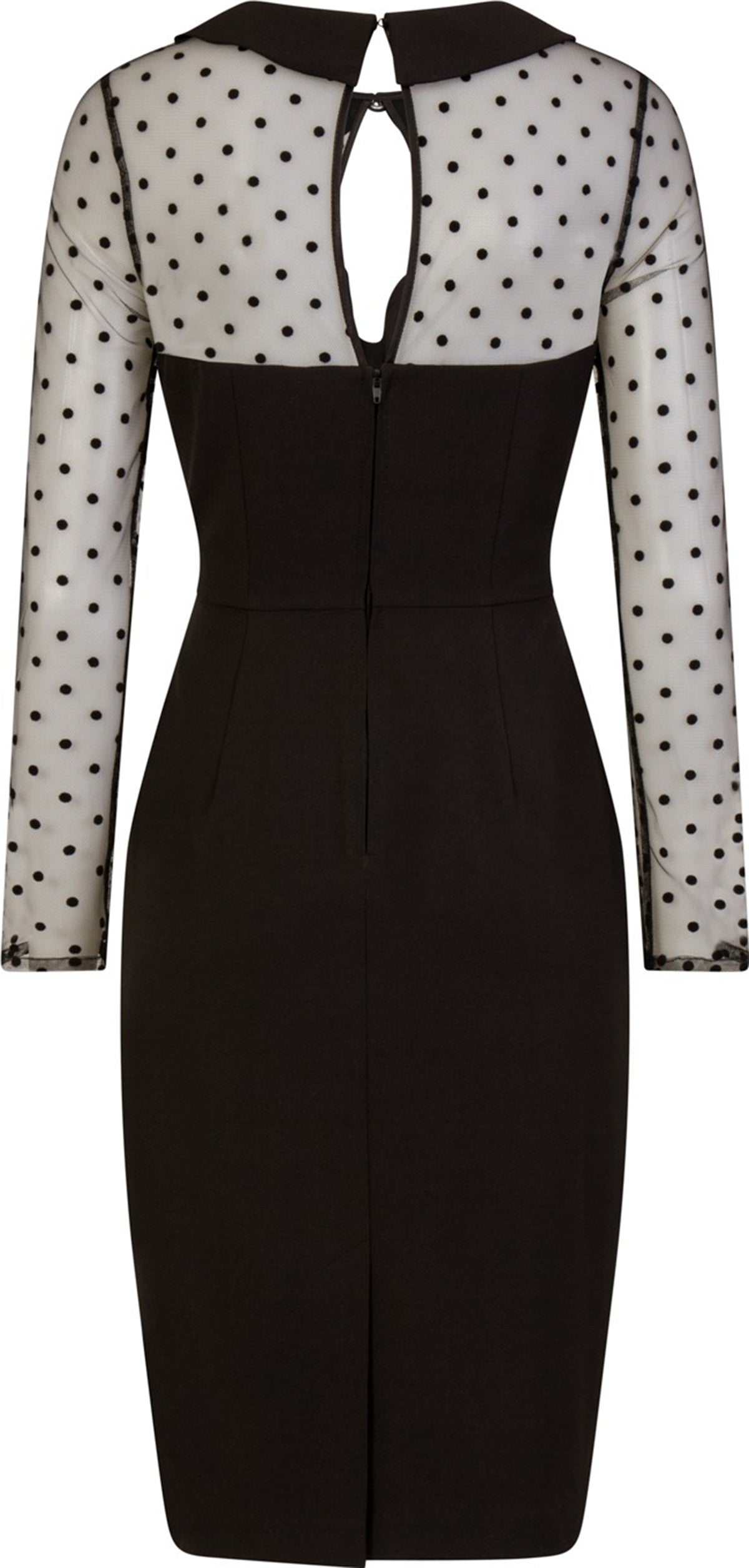 Hell_Bunny_HOLLYWOOD_Polka_Dot_Peter_Pan_PENCIL_DRESS_Kleid-6IFbbnhX4K9WzG