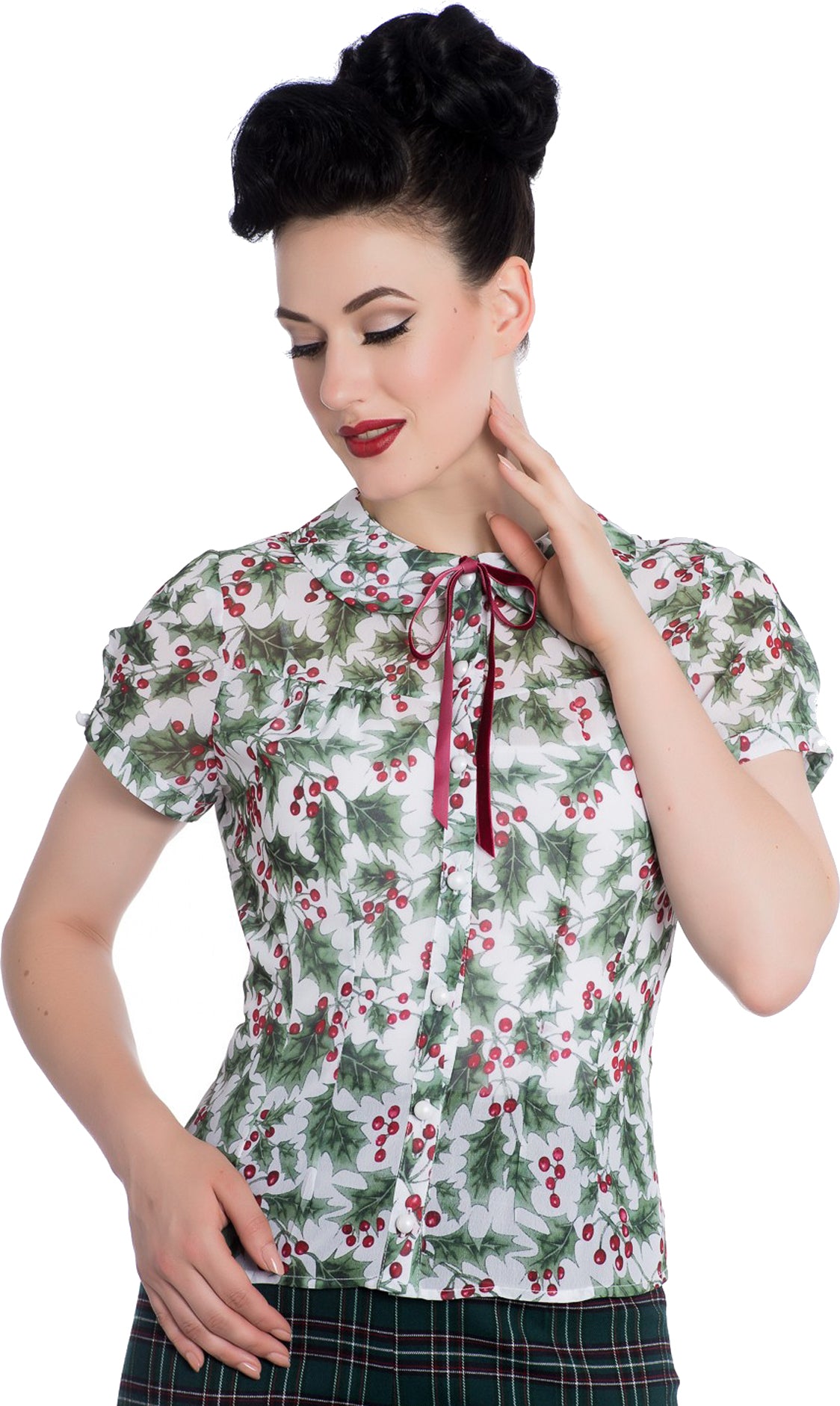 Hell_Bunny_HOLLY_Berry_Leaves_Autumn_Peter_Pan_Chiffon_Pearl_BLUSE