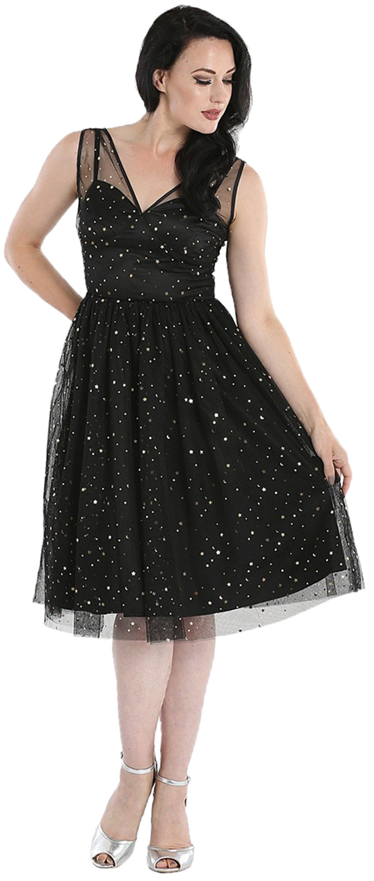 Hell_Bunny_INFINITY_50s_STARS_MOONS_Sterne_TULLE_Traeger_SWING_DRESS_Kleid_killer_kirsche