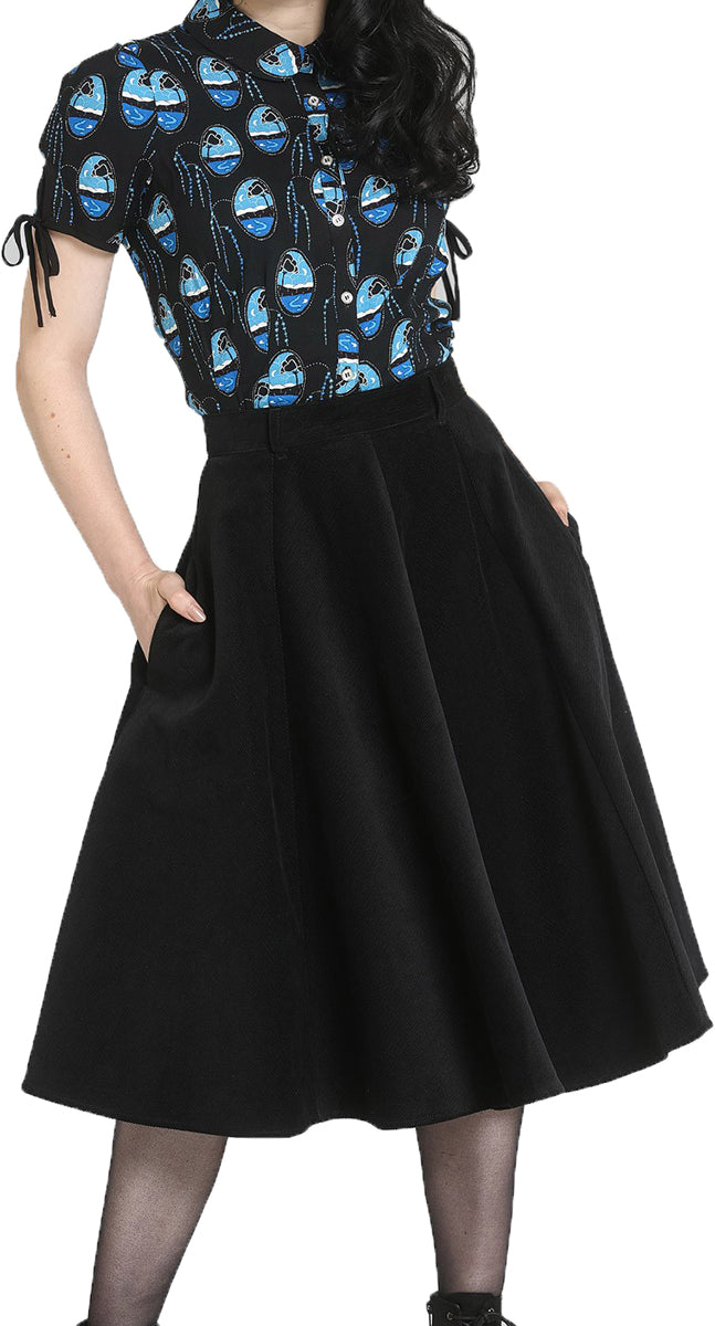 Hell_Bunny_JEFERSONN_Vintage_CORD_Retro_SWING_SKIRT_Rock_Schwarz-1