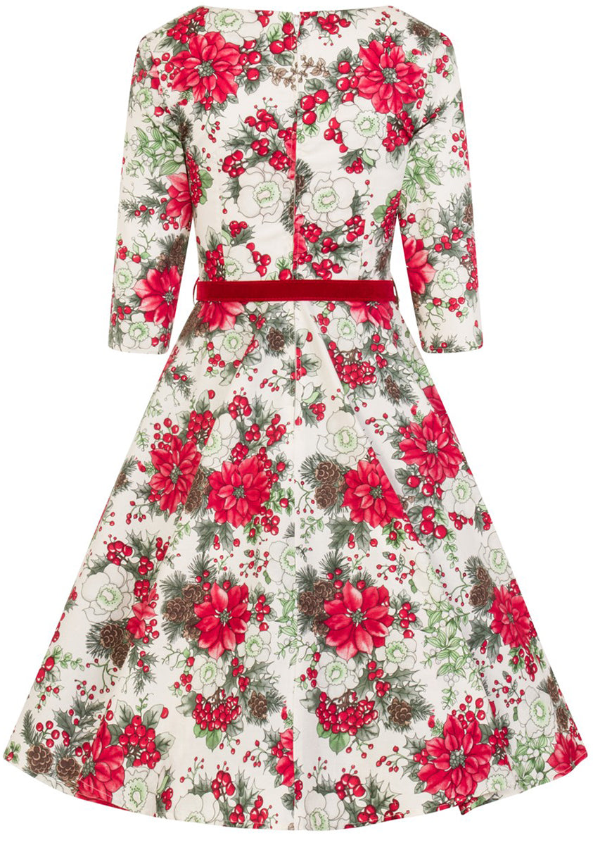 Hell_Bunny_JENNIE_Vintage_HOLLY_BERRY_Blumen_Flower_Swing_Dress_KLEID-5