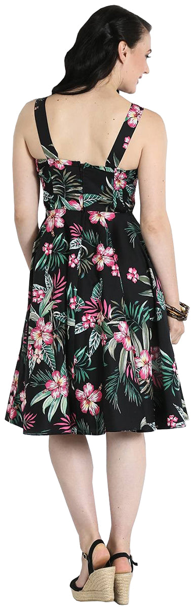 Hell_Bunny_KALANI_Vintage_TROPICAL_Hibiscus_TIKI_Swing_Dress_KLEID_Schwarz-3rIXvN3v3exAq3