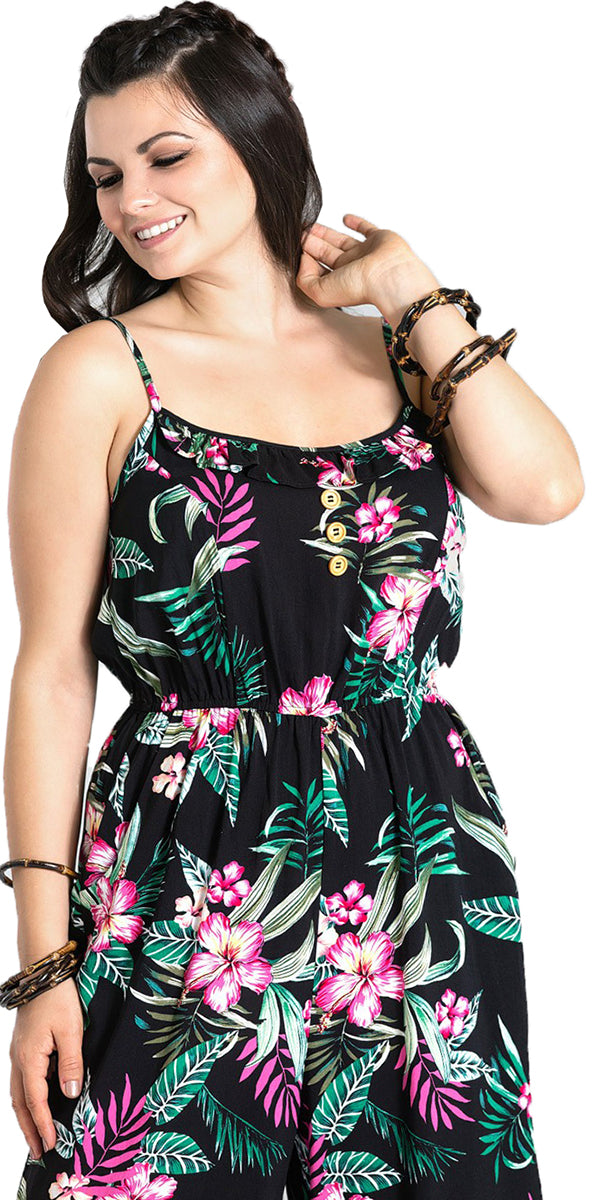 Hell_Bunny_KALANI_Vintage_TROPICAL_Hibiskus_JUMPSUIT_Overall_Schwarz-2