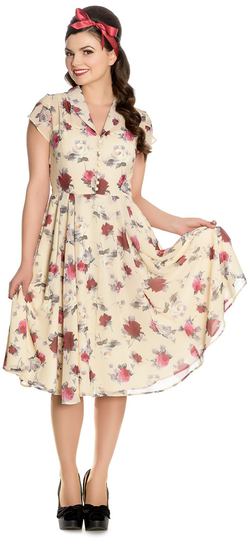 Hell_Bunny_LEAH_Vintage_Floral_ROSES_Chiffon_V-Neck_50s_KLEID_killer_kirsche