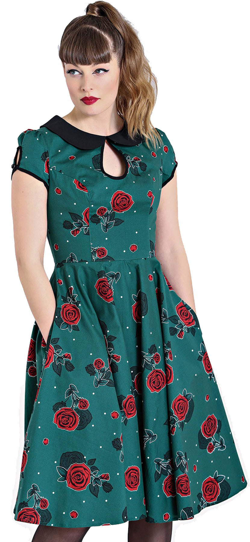 Hell_Bunny_LEONORA_50s_ROSES_Lace_PEEPHOLE_Kurzarm_SWING_DRESS_Kleid_killer_kirsche_2MWDPCpmpPWx47